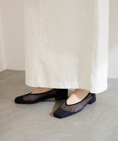 「LE TALON」 フラットパンプス 24.5cm ブラウン レディース_画像8
