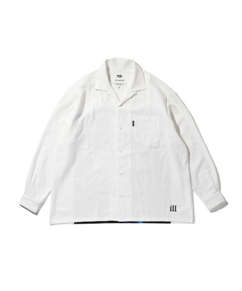 ブラウス “Nas” Oversize Shirt 【ロングスリーブラグランニットプルオーバー】