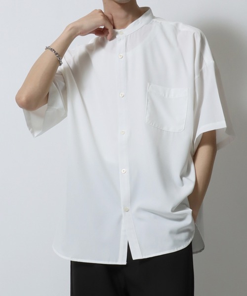 【seyto】 ドロストオーバーサイズシャツ ホワイト 1 seyto（セイト）の「Drawstring oversized shirt / ドロスト