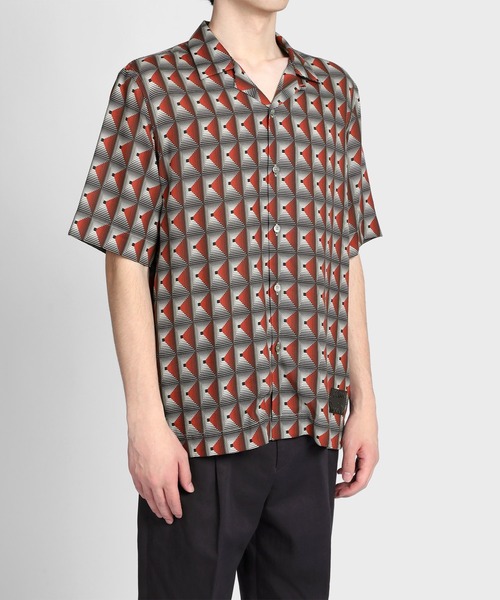 シャツ ブラウス Projector” オープンカラーシャツ / 223355 905U Projector” オープンカラーシャツ Paul 再生繊維 セルロース