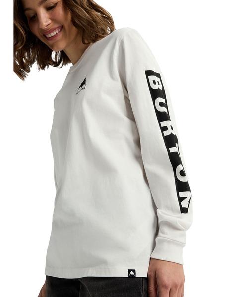 レイドジャパン　ロゴTシャツ　白　XLサイズ　長袖 BURTON（バートン） tシャツ ライトウェイト ジャージー 長袖 Tシャツ