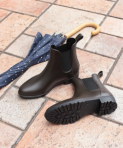 Jeffrey Campbell サイドゴア レインブーツ 8 ダブルソール サイドゴアブーツ Jeffrey Campbell│Jeffrey