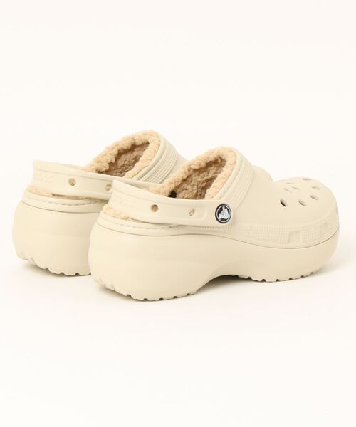 Piyoページ Parade サンダル 「crocs」CLASSIC PLATFORM LINED CLOG