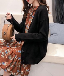 カーディガン 「さらっと羽織れる！大人っぽ春コーデに