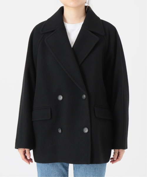 JOURNAL STANDARD relume 尾州ウールショートPコート JOURNAL STANDARD relume レディース コート ピーコート 「一部