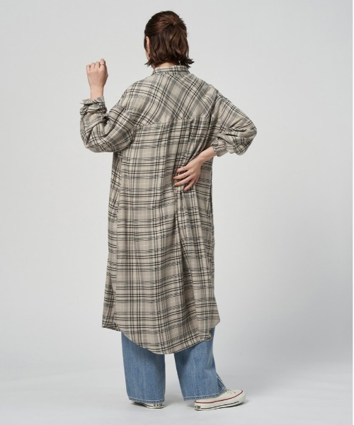 BACK NUMBER ワンピース シャツワンピース 「BACK NUMBER」チェック柄