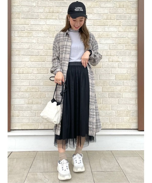 BACK NUMBER ワンピース シャツワンピース 「BACK NUMBER」チェック柄