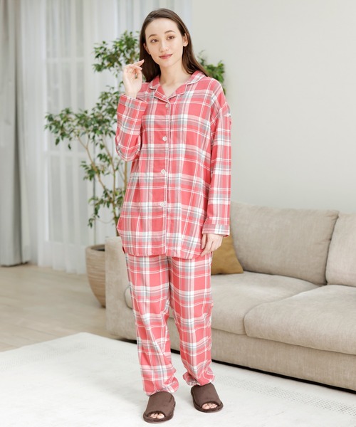 LAVIENNE（ラヴィエンヌ） パジャマ ルームウェア 綿100％微起毛