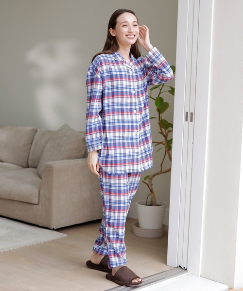 LAVIENNE（ラヴィエンヌ） パジャマ ルームウェア 綿100％微起毛