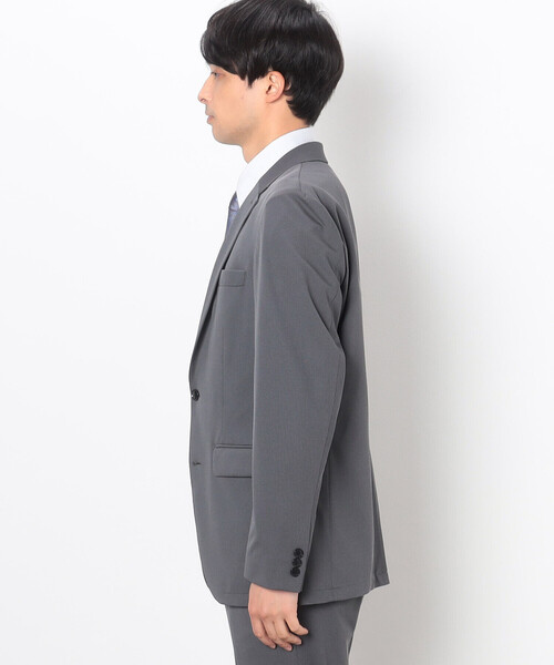 【コムサイズム】セットアップスーツ ヘリンボーン柄 ブラック L trim_fce_item636f1fefa5cb8.jpg