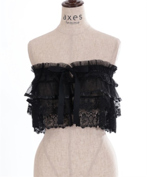 axes femme つけ襟 付け襟 マルチWAYレース付け襟 : ZOZOTOWN