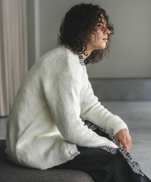 Shoowtime カーディガン オーバールーズモヘアライクニット Shoowtime カーディガン オーバールーズモヘアライクニット