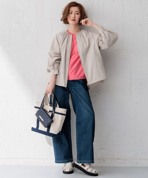 23区（ニジュウサンク） ブルゾン ジャンバー 「洗える/撥水加工