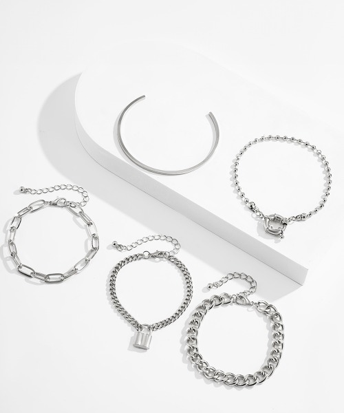 miniministore（ミニミニストア） バングル チェーンブレスレット 5点