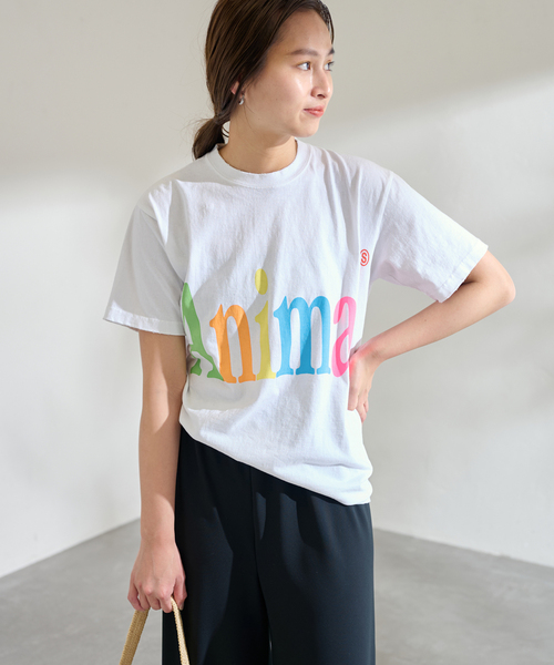 FRAMeWORK tシャツ STUDIO WEAREALLANIMALS Animals Letter T