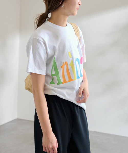 FRAMeWORK tシャツ STUDIO WEAREALLANIMALS Animals Letter T