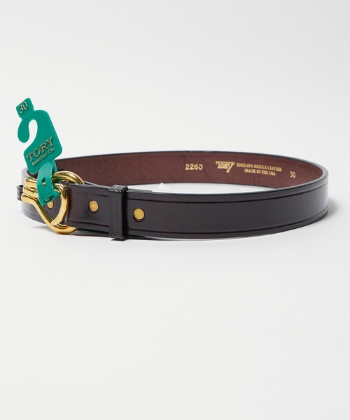 TORY LEATHER ベルト LEATHER/トリーレザー HOOF PICK BELT