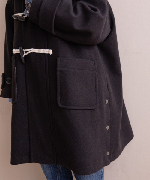 LOWRYS FARM ダッフルコート コート ウールライクダッフルコート