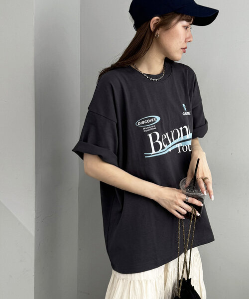 【2枚セット、タグあり】ティンカーベルTシャツ　ユニセックス Discoat tシャツ 「ユニセックス」アソートラベルロゴTシャツ