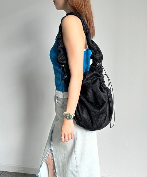 FREE STYLISTS ハンドバッグ Y2K ドロストラメトートバッグ : ZOZOTOWN