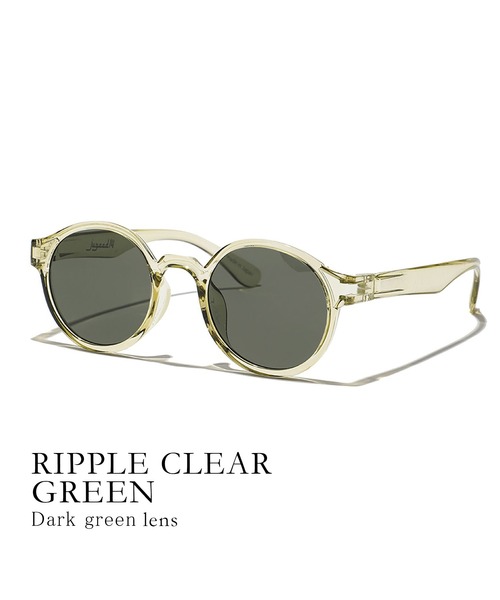 Jugaad14 サングラス 「Jugaad14」RIPPLE CLEAR green