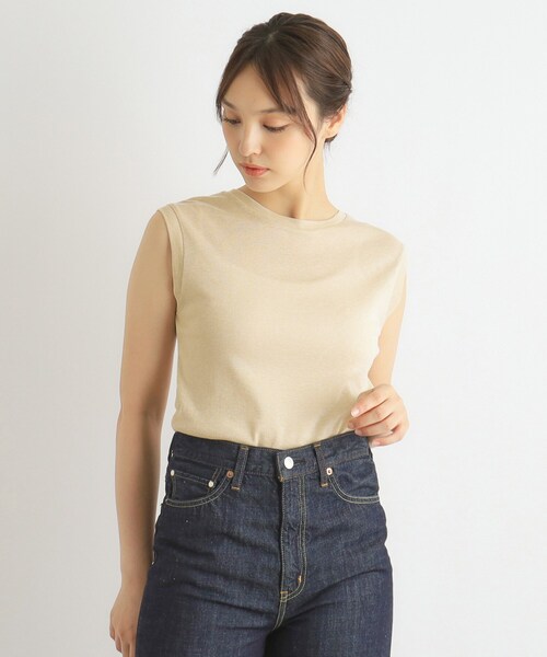 LAURA ASHLEY（ローラアシュレイ） タンクトップ ノースリーブ 「日本