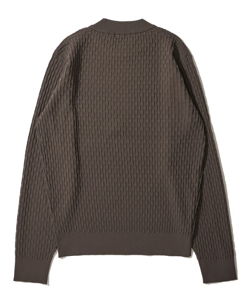 TETE HOMME テットオム　ニットセーター　Mサイズ TETE HOMME（テット オム） セーター ニット ブリスター編み