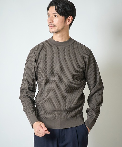 TETE HOMME（テット オム） セーター ニット ブリスター編み 