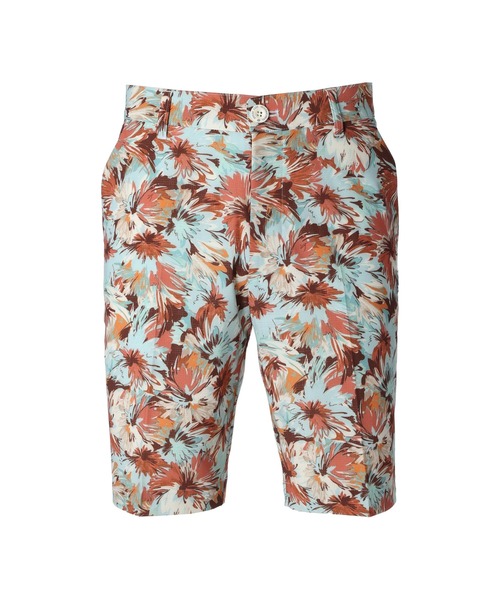 パンツ MENS ドライフラワープリント ショートパンツ メンズ