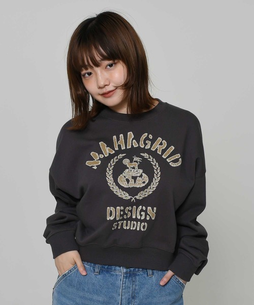 トレーナー スウェット 「mahagrid/マハグリッド」 VINTAGE COLLEGE SWEATSHIRT/ヴィンテージ カレッジ スウェットシ 86802215b_b_27_500.jpg