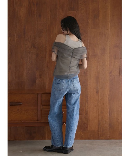 COEL YANUK別注カーブシルエットデニムパンツ　23 LAURA COEL（コエル） ジーンズ デニム デニムパンツ YANUK別注カーブ