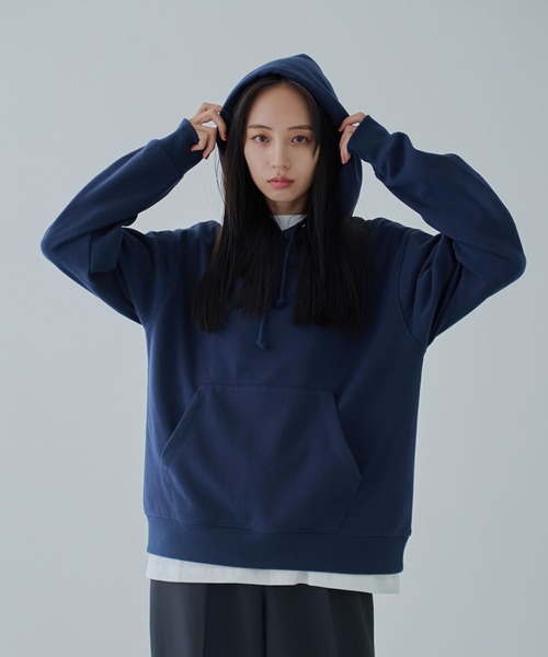 パーカー シンプル スタイリッシュ リラックス WEGO パーカー WEGO/リラックスフィットスウェットプルパーカー