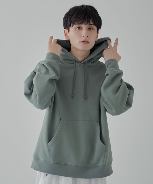 WEGO パーカー WEGO/リラックスフィットスウェットプルパーカー