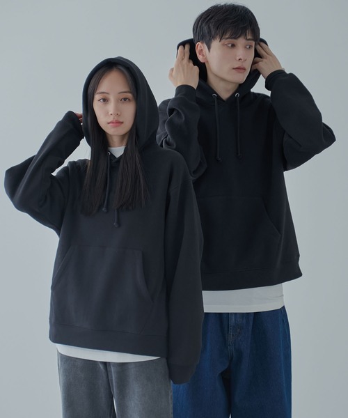 パーカー シンプル スタイリッシュ リラックス WEGO パーカー WEGO/リラックスフィットスウェットプルパーカー