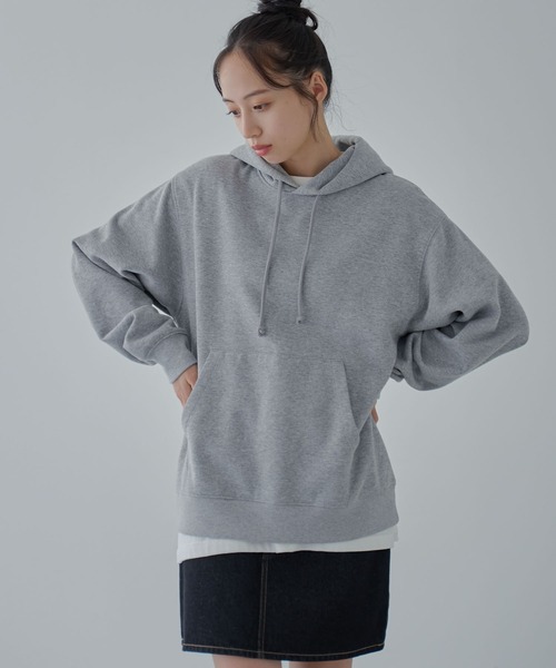 リラックスフィット パーカー L ダークグレー DIESEL（ディーゼル）の「メンズ パーカー リラックスフィット