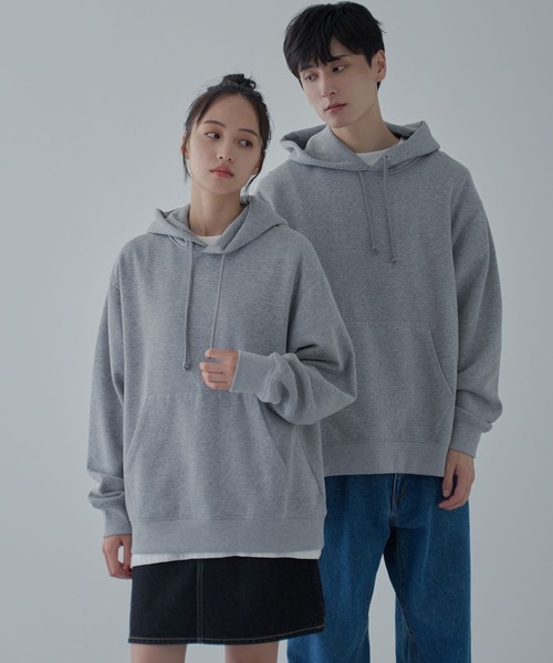 パーカー シンプル スタイリッシュ リラックス WEGO パーカー WEGO/リラックスフィットスウェットプルパーカー