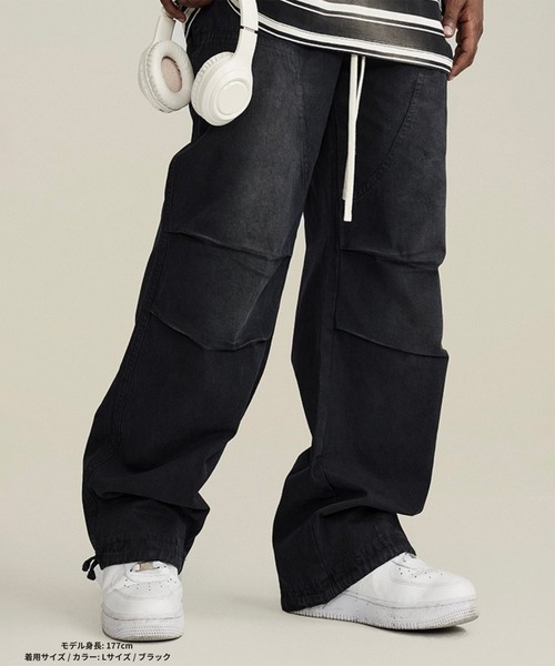 DEFLEXTION パンツ 「DEFLEXTION / ディフレクション」Pigment wash