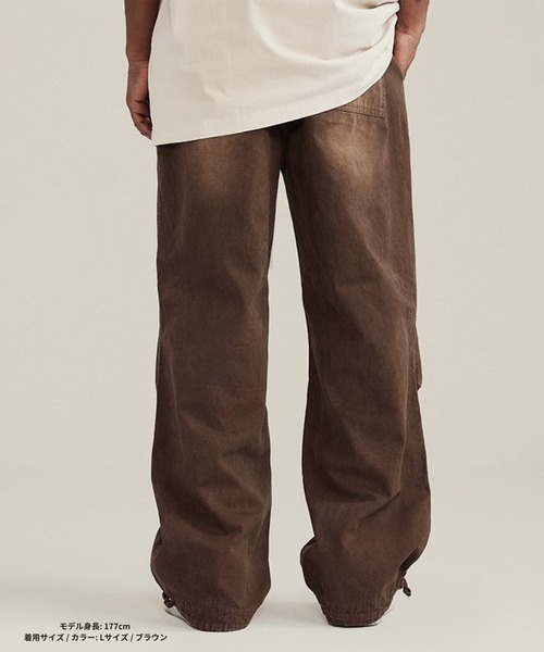 DEFLEXTION パンツ 「DEFLEXTION / ディフレクション」Pigment wash