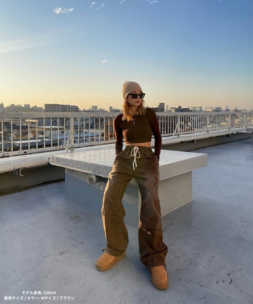 DEFLEXTION パンツ 「DEFLEXTION / ディフレクション」Pigment wash