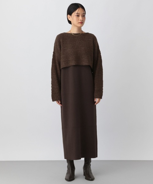 ワンピース セール】 【洗える】TWマットクロス ワンピース （ロング・マキシ丈