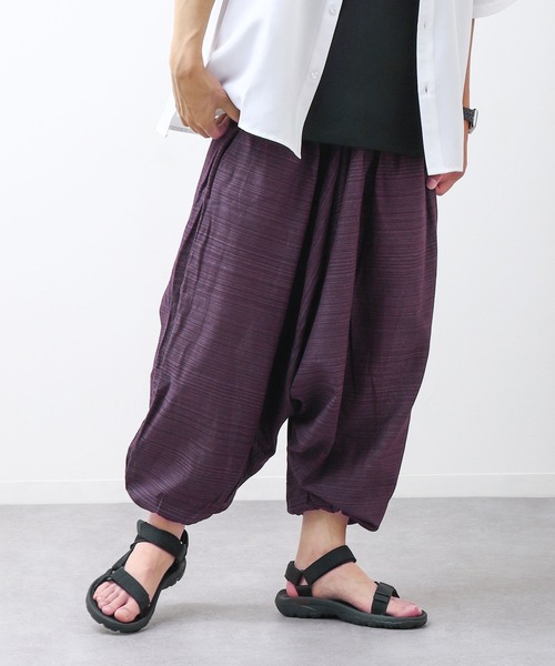 LIMI サルエルパンツ Sサイズ 日本製 100%コットン LIMI サルエルパンツ Sサイズ 日本製 100%コットン