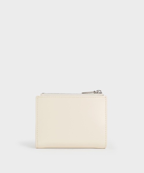 追跡有★Charles＆Keith Rachel ポケット 2つ折り財布 CHARLES ＆ KEITH 財布 Rachel レイチェル フロントポケット