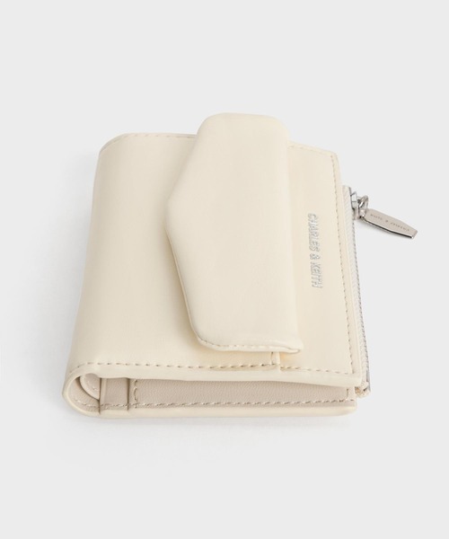 CHARLES & KEITH◆Rachel ロントポケットトップジップウォレット CHARLES ＆ KEITH 財布 Rachel レイチェル フロントポケット