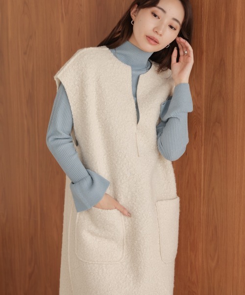 BAB（バブ） ワンピース リバーシブルキーネックワンピース : ZOZOTOWN