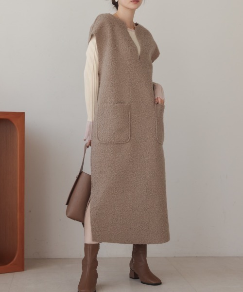 BAB（バブ） ワンピース リバーシブルキーネックワンピース : ZOZOTOWN