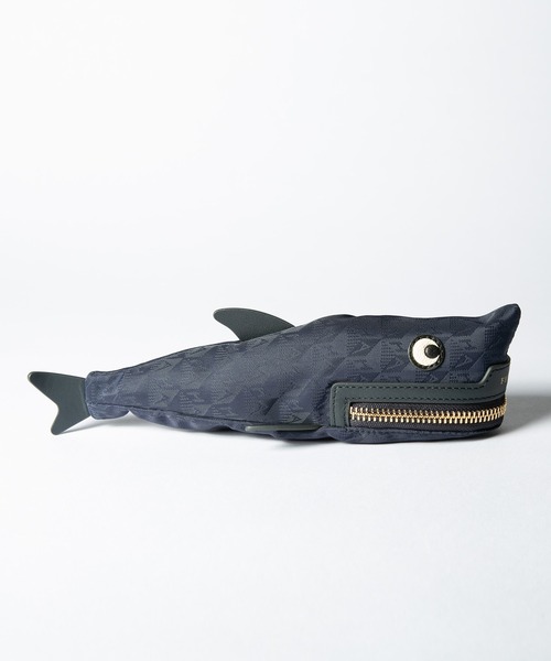 文房具 ANYA HINDMARCH Pens Shark in New Marine AH Logo Nylon 文房具 ANYA HINDMARCH Pens Shark in New Marine AH Logo Nylon