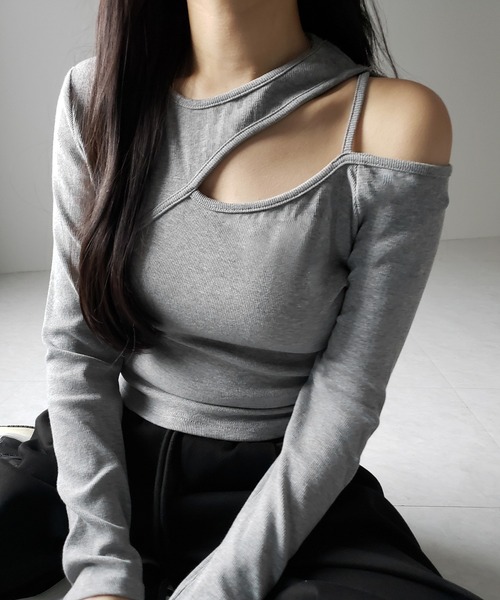 me+em select（ミームセレクト） tシャツ 「 3color 」ショルダー