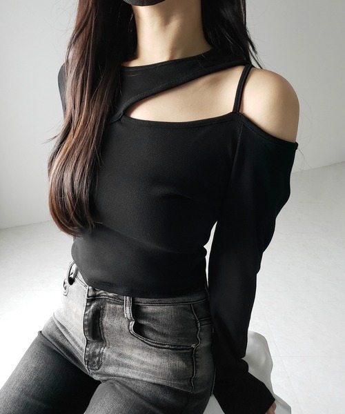 me+em select（ミームセレクト） tシャツ 「 3color 」ショルダー