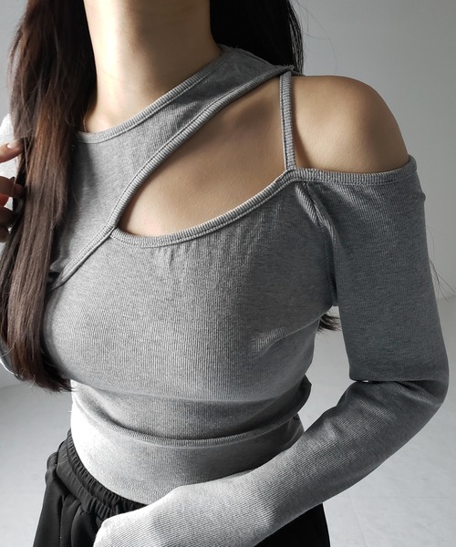 me+em select（ミームセレクト） tシャツ 「 3color 」ショルダー