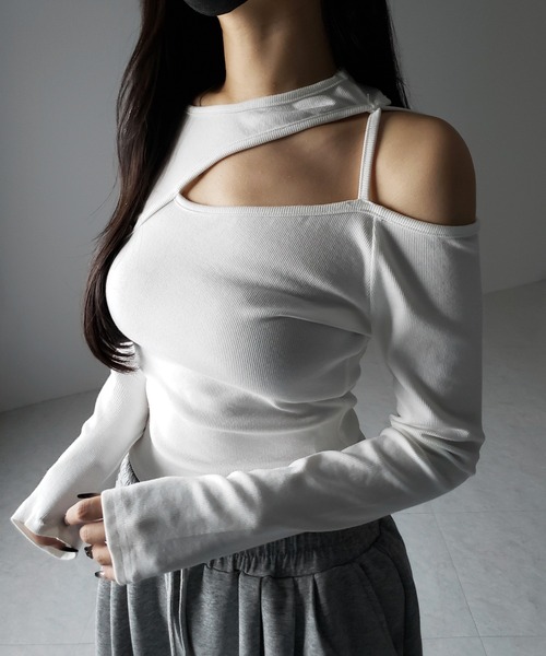 me+em select（ミームセレクト） tシャツ 「 3color 」ショルダー